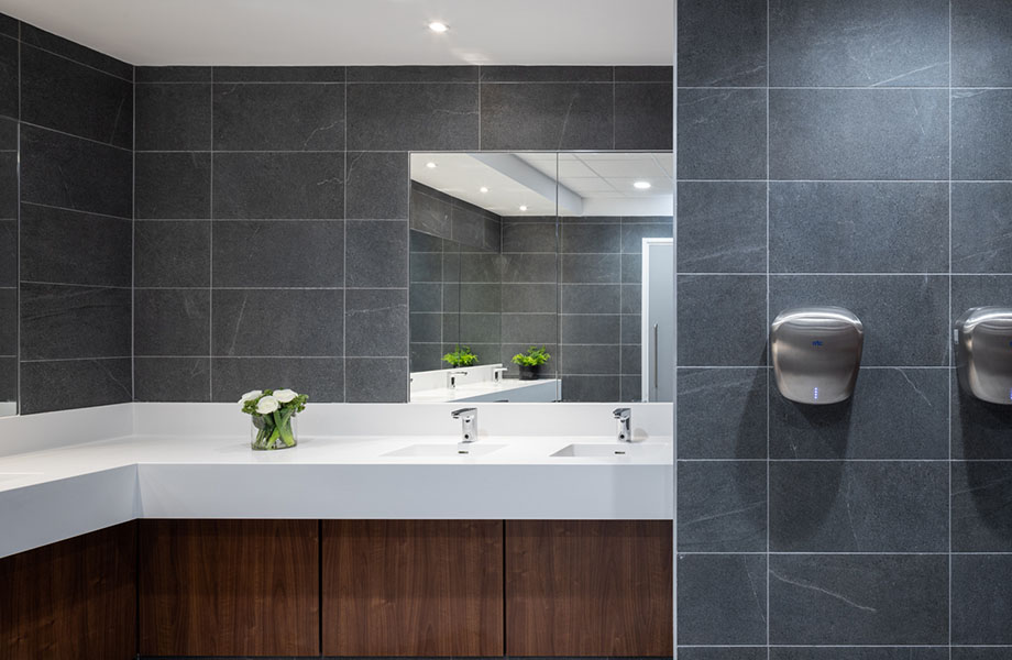 Post Form Splash Versatility of the Formica® Washroom Collection | Formica Group