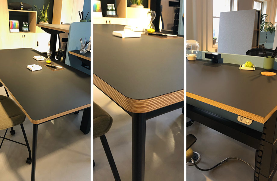 Nous sommes tombés amoureux du bureau FENIX® Nero Ingo chez Allermuir | Senator.